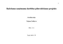 Diplomdarbs 'Ražošanas uzņēmuma darbības pilnveidošanas projekts', 79.