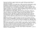 Eseja 'Organizational Behavior', 1.