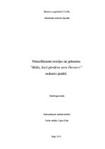 Referāts 'Menedžmenta teorijas un grāmatas "Mūks, kurš pārdeva savu Ferrari" saskares punk', 1.