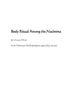 Referāts 'Satīra, kas atmasko amerikāņu kultūru H. Mainera esejā “Naciremas ķermeņa rituāl', 17.