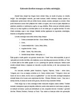 Konspekts 'Galvenās dievības somugru un baltu mitoloģijā', 1.