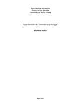 Eseja 'Konflikta analīze', 1.