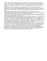 Eseja 'History of William Wundt, the Psychologist', 1.