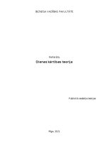 Referāts 'Dienas kārtības teorija', 1.