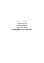 Konspekts 'Par Anšlava Eglīša romānu "Pansija pilī"', 1.