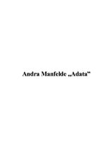 Eseja 'Andra Menfelde "Adata"', 1.