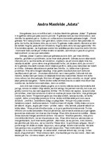 Eseja 'Andra Menfelde "Adata"', 2.
