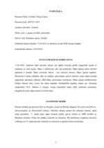 Prakses atskaite 'Akadēmiskā slimības vēsture', 2.