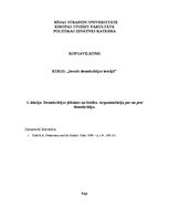Konspekts 'Demokrātijas jēdziens un būtība. Argumentācija par un pret demokrātiju', 1.