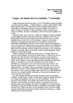 Eseja 'Lugas "Ja mana sieva uzzinās" recenzija', 1.