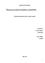 Referāts 'Ēšanas paradumi mūsdienu sabiedrībā', 1.