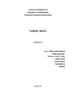 Referāts 'Vadītājs - līderis', 1.