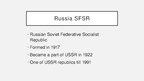 Prezentācija 'State succession- USSR to Russia', 5.