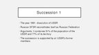 Prezentācija 'State succession- USSR to Russia', 7.
