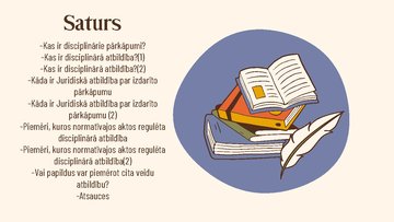 Prezentācija 'Disciplinārā atbildība', 2.