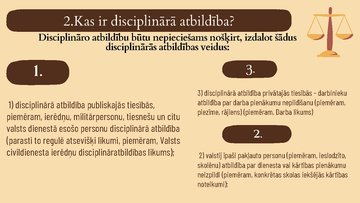 Prezentācija 'Disciplinārā atbildība', 5.