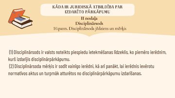 Prezentācija 'Disciplinārā atbildība', 6.