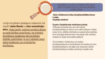 Prezentācija 'Disciplinārā atbildība', 8.