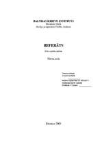Referāts 'Nāves sods', 1.