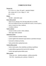 Paraugs 'Sekretāres prasmju Curriculum Vitae ', 1.