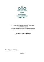 Paraugs '1.PD Metāla konstrukcijas. Slodžu noteikšana', 1.