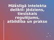 Prezentācija 'Mākslīgā intelekta delikti: jēdziens, tiesiskais regulējums, atbildība', 1.