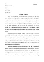 Eseja 'The Journey of a Writer', 1.