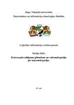 Referāts 'Kravas pārvadājumu plānošana no vairumtirgotāja pie mazumtirgotāja', 1.