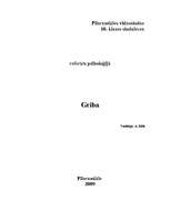 Referāts 'Griba', 1.