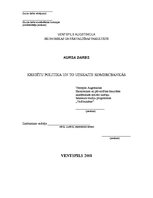 Referāts 'Kredītu politika un to uzskaite komercbankās', 1.