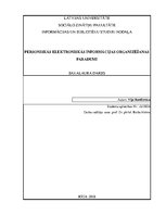Diplomdarbs 'Personiskās elektroniskās informācijas organizēšanas paradumi', 1.