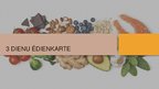 Prezentācija 'Trīs dienu ēdienkarte', 1.
