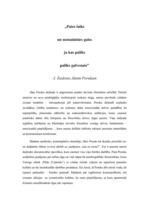 Eseja 'Jāņa Poruka daiļrade', 1.