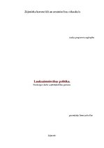 Referāts 'Lauksaimniecības politika', 1.