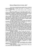 Eseja 'Regīnas Ezeras romāns "Aka"', 1.