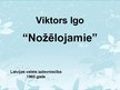 Prezentācija 'Viktors Igo "Nožēlojamie". Otrā daļa', 1.