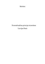 Referāts 'Personālvadības principu īstenošana Latvijas Pastā', 1.