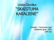 Prezentācija 'Linda Glovāka "Skaistuma karaliene"', 1.