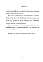 Diplomdarbs 'Apgādnieka zaudējuma pensijas piešķiršanas problēmas un iespējamie risinājumi', 3.