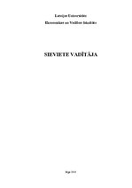 Referāts 'Sieviete - vadītāja', 1.