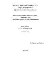 Eseja 'Cilvēktiesību nozīme Latvijas tiesību sistēmā', 1.