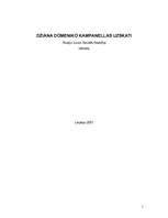 Referāts 'Džiāna Domeniko Kampanellas uzskati', 1.