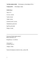 Prakses atskaite 'Aprūpes plāns, geriatrija, hematoloģijas nodaļa', 3.