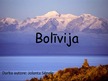 Prezentācija 'Bolīvija', 1.