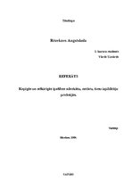 Referāts 'Kopīgās un atšķirīgās īpašības advokātu, notāru, tiesu izpildītāju profesijās', 1.