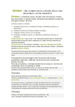 Konspekts 'Sintakse', 1.