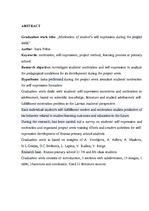 Diplomdarbs 'Skolēnu pašizpausmes motivācija projektu nedēļā', 4.