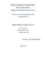 Konspekts 'Saziņas būtība un struktūra', 1.