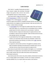 Konspekts 'Saules baterijas', 1.