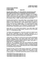 Konspekts 'Klauss Kīslings „Jūs sveicina mīlestība”', 1.